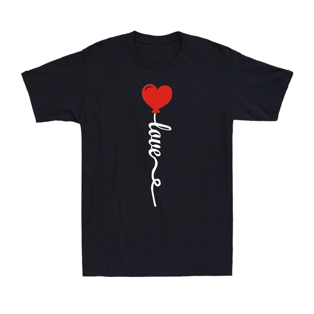 Valentine s Day Shirt Love Heart Valentine Matching Gift Novelty Unisex T-Shirt L