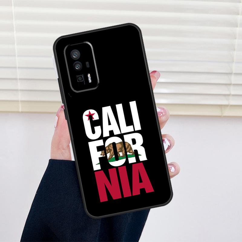 

California Flag Cover For Xiaomi 14 13 15 Ultra 11T 12T 13T 14T Pro POCO X7 Pro X3 X5 X6 M6 F5 F6 Pro Case Xiaomi 14T Pro