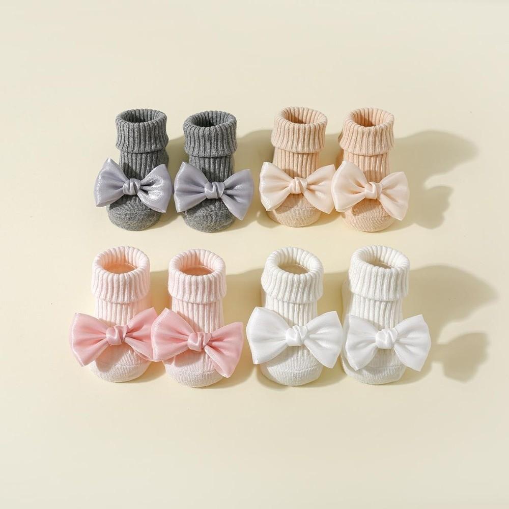 1 Paie Soft Cotton Blend Baby Floor Sock Breathable Fabric Anti-Slip Sock  Indoor Home