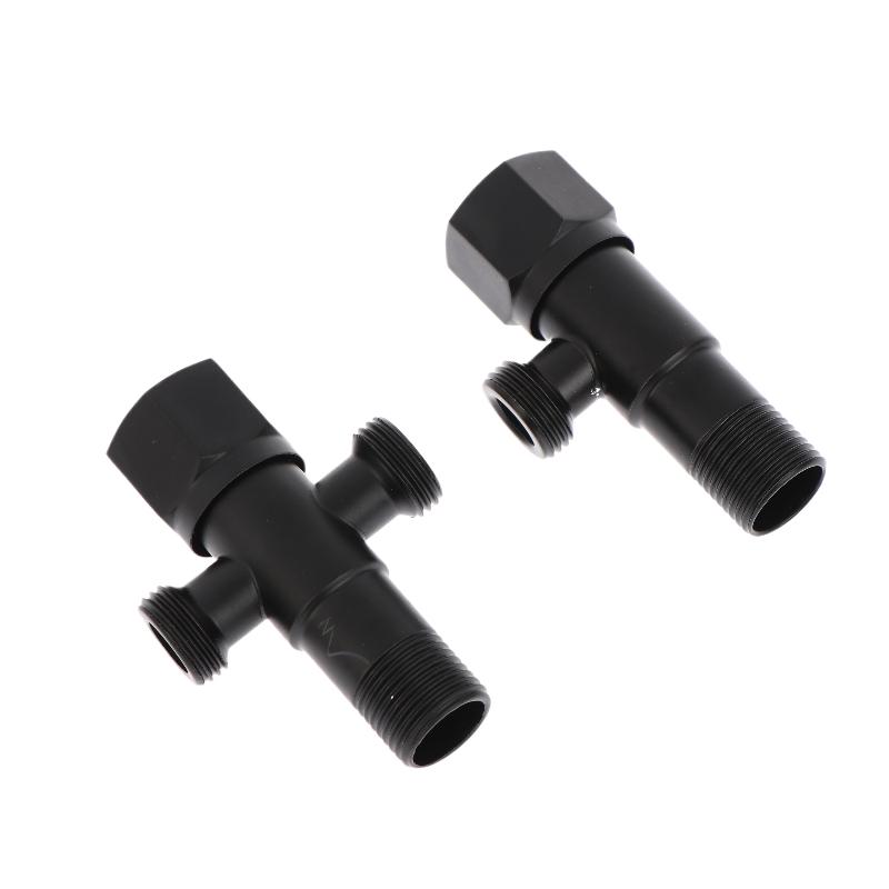 Stainless Steel Bathroom Quick Opening Triangle Valve Accessories 2 Way Angle Valve Bath Bidet Sprayer Toilet Shower Head Parts