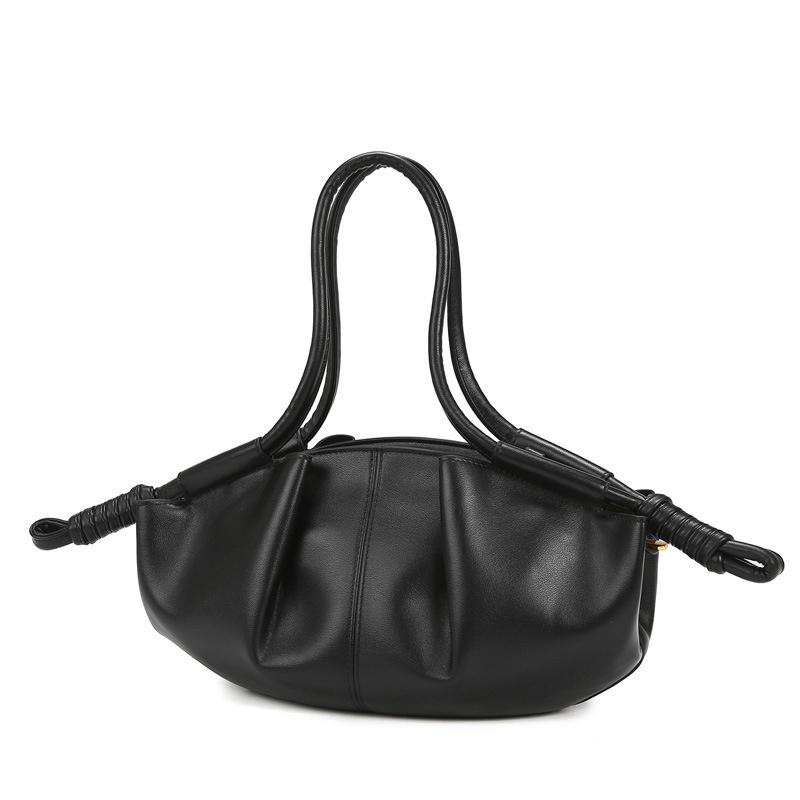 Brand Luxury Cloud Dumpling Bag Zipper Design Women's Bag Adjustable Shoulder Strap Crossbody Handbag Textured Underarm Bag