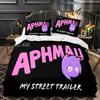 APHMAU Bedding Set Single Twin Full Queen King Size Kawaii Aphmau Bed Set Aldult Kid Bedroom Duvetcover Sets 3D Print 035