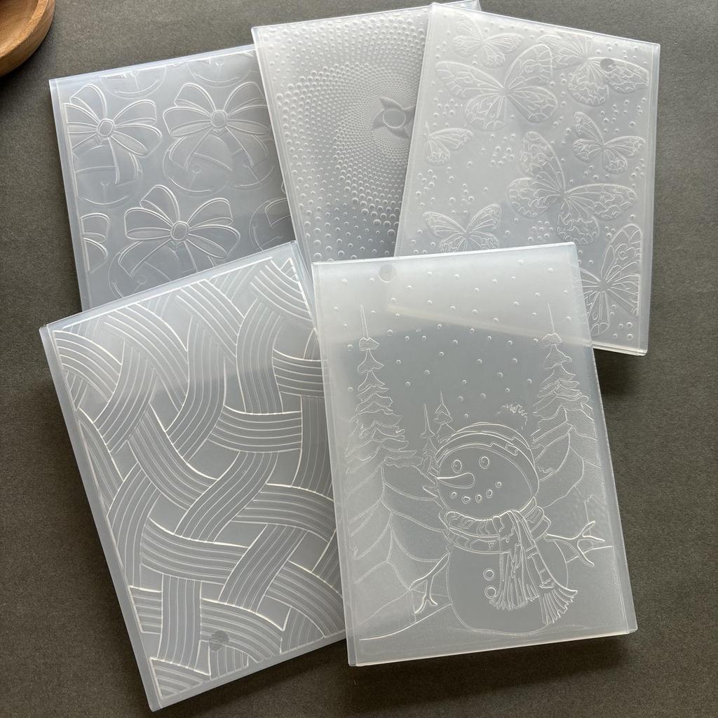 3D-geprägtes Blumen-Kunststoffform für DIY-Reliefstempel-Sammlung