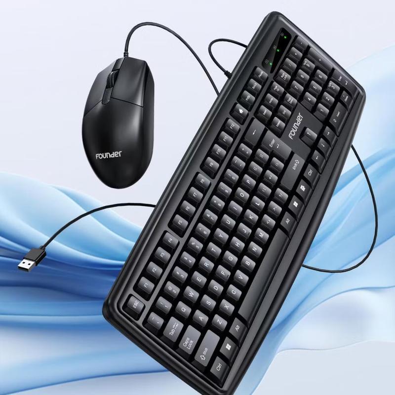 

Founder KM200 Wired Keyboard and Mouse Combo