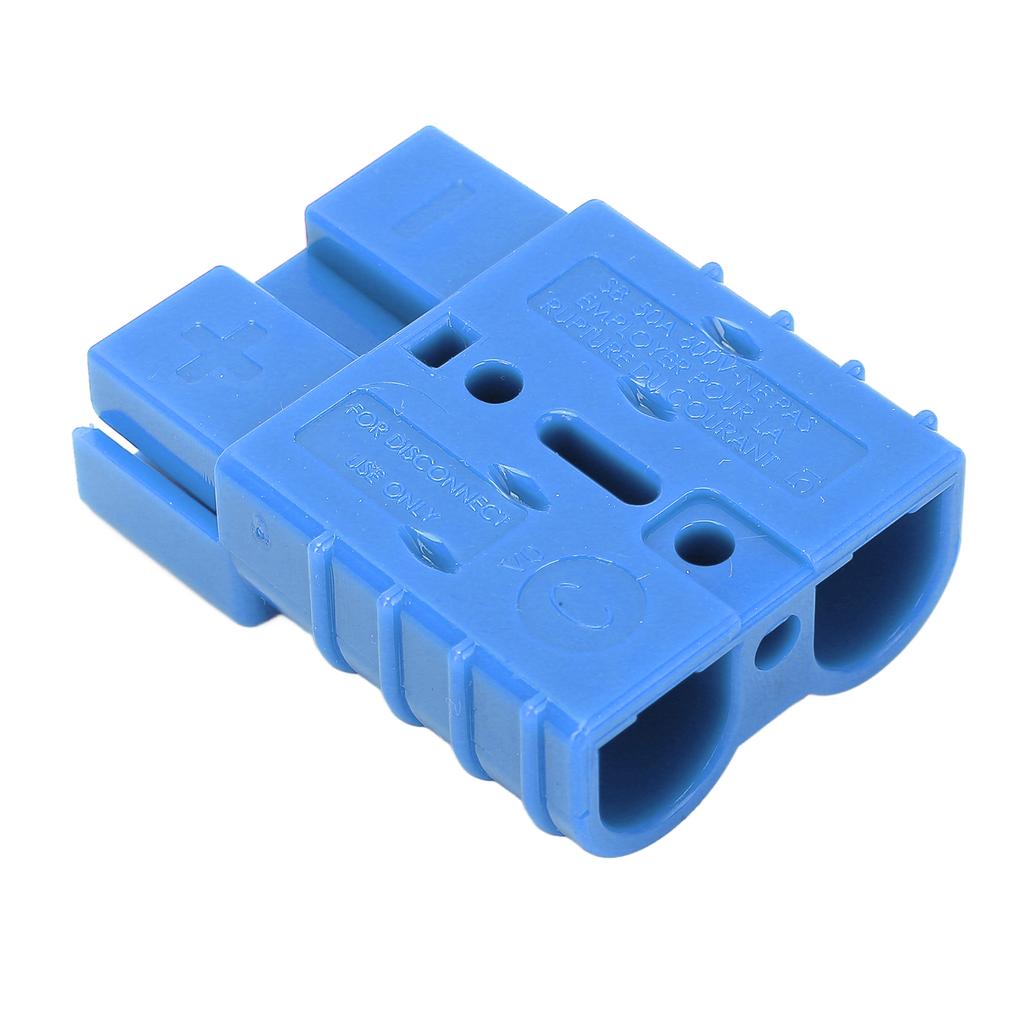 Power Connector 50A 600V SB50A Crimp Connector Accessory with 2pcs Terminal for Battery Blue