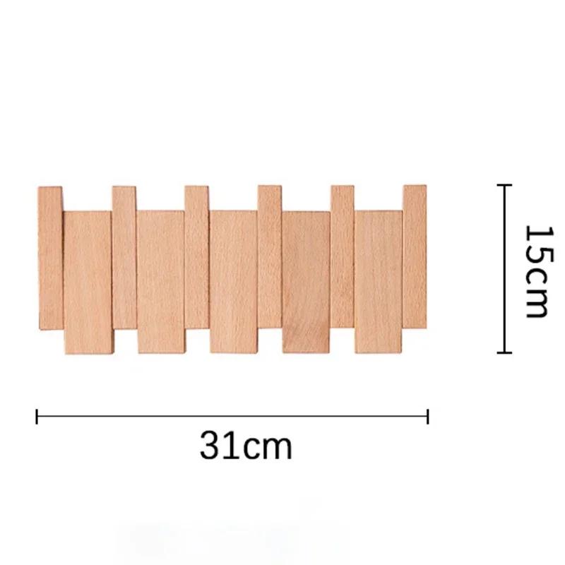 Буковые деревянные вешалки для одежды настенный органайзер вешалки для одежды пианино кепка шляпа подвесные органайзеры многоцелевая вешалка для одежды 8270₽