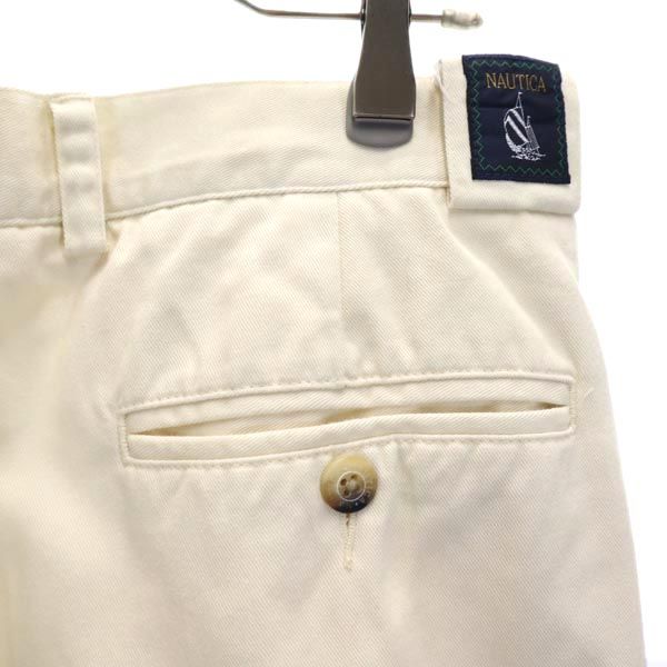 NAUTICA 90s Old Long pants w32 Ivory Men's Used