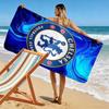 Chelsea F Print Beach Towel, Large Soft Quick Dry Towel for Beach Camping Swimming