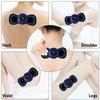 Smart Rechargeable Electric Neck Massager with Remote Control Portable Cervical Massage Patch for Fatigue Relief