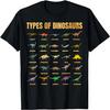 Typer av dinosaurier - Dinoidentifiering - T-Rex Dinosaurietyp T-shirt