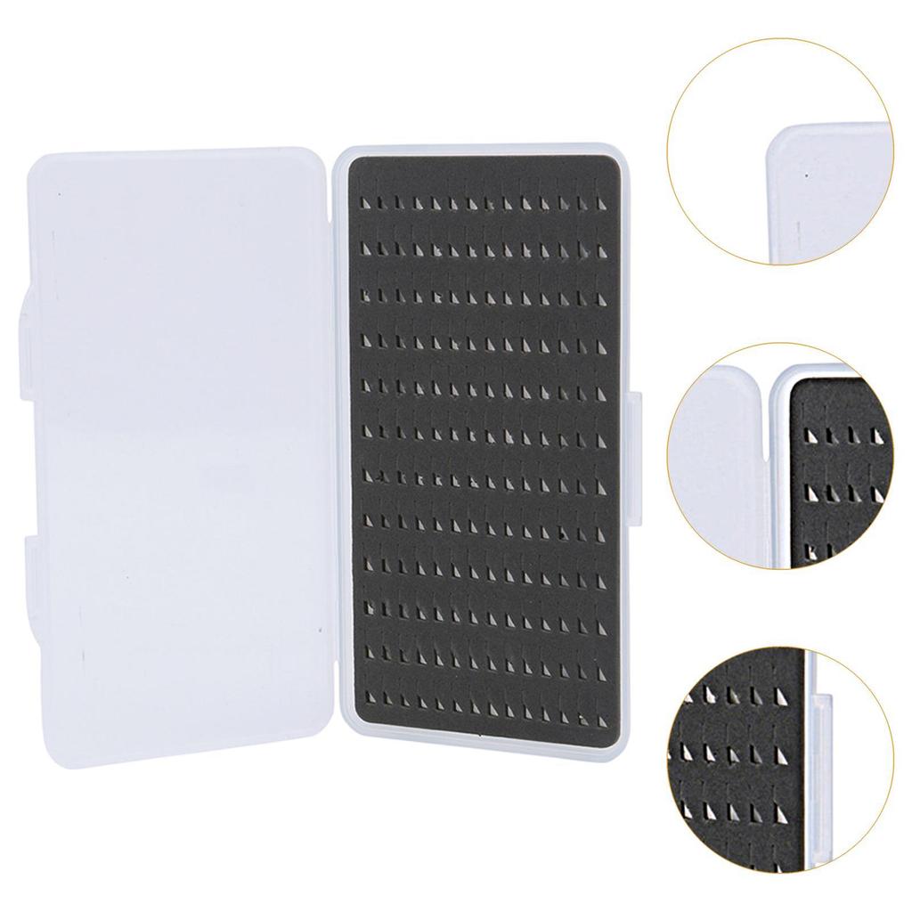Fly Fishing Box Fly Holder Fishing Streamers Case Multifunctional for Bass Trout Gear Jig Case Lure Hook Storage Container