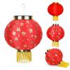 Round Shape Chinese Lantern Red Hanging Lantern  for Wedding Party Decorations