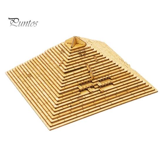 Decryption Puzzle Toy Wooden Pyramid Mystery 3D Gift Riddle Game Brain Teaser Educational for Adults Teens Christmas