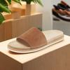 Men's slippers summer wear fashion casual sandals youth personality handsome one-word drag breathable beach shoes