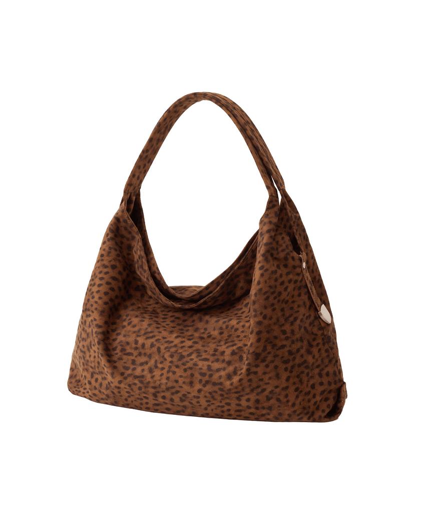 Sand Museum Cactus Hobo Bag [Leopard Tan]