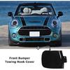 Front Right Bumper Tow Hook Cover, 51117337796 Towing Eye Cover Tow Eye Hook Cover Replacement for F55 F56 F57 S Four Door Hatchback Convertible