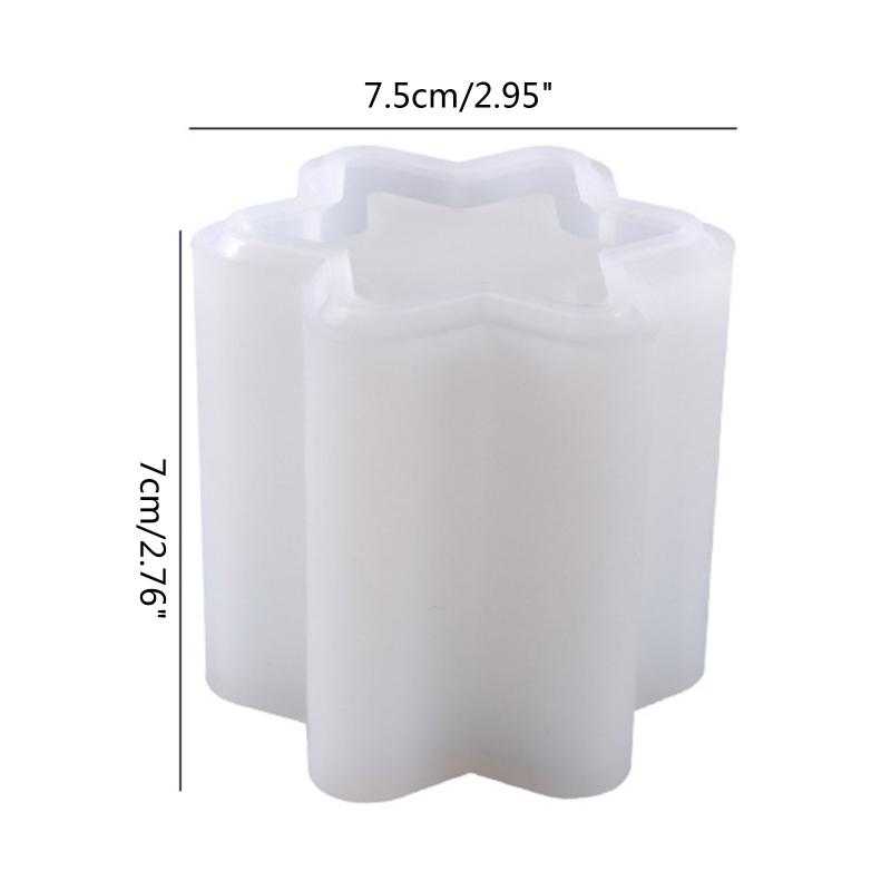 Silicone Resin Mold for Pen Holder Makeup Brushes Container Jewelry Storage DIY Resin Mould Casting Crafts Gift