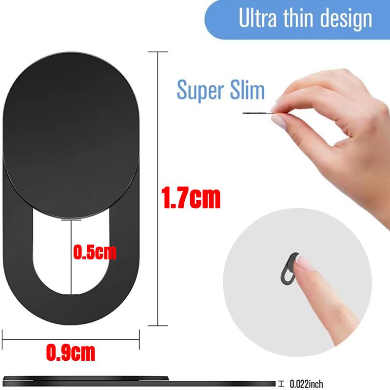 3-20PC WebCam Cover Shutter Handmade Slider Camera Cover Anti-hacker Privacy Protection Sticker Universal For Web Laptop iPad