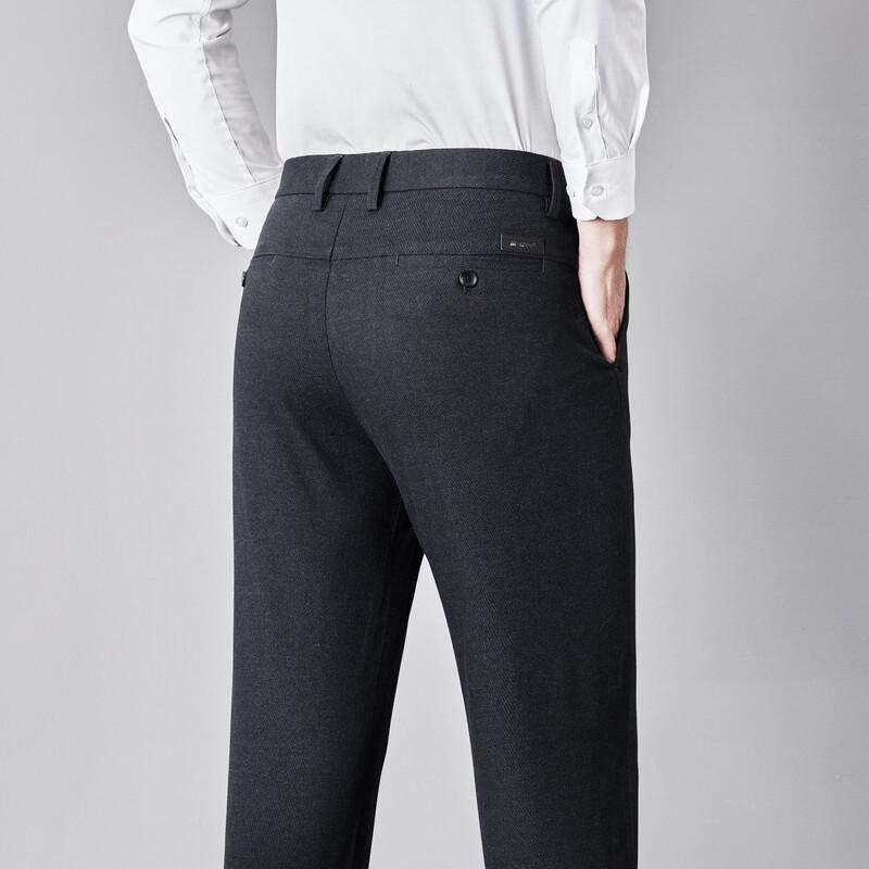 Firstview Men's Fleece-Lined Business Casual Trousers