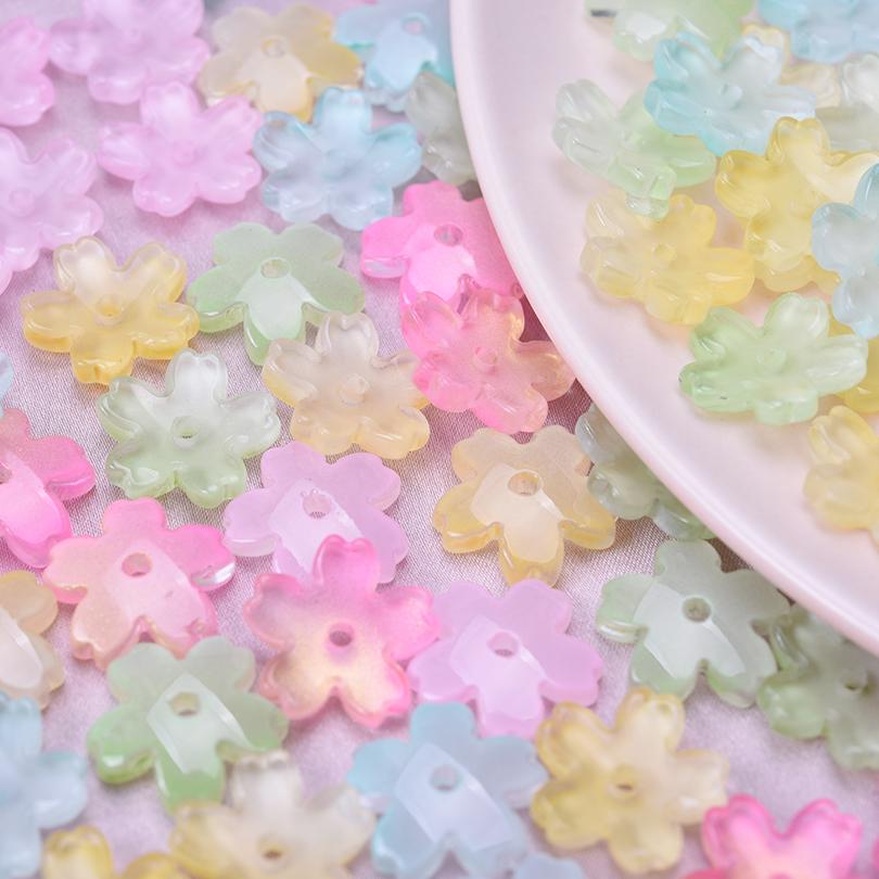 30pcs/Lot Ancient Glass Flower Bead Caps For Jewelry Making Supplies Handmade Earrings Headwear Bracelets Accessories Wholesale