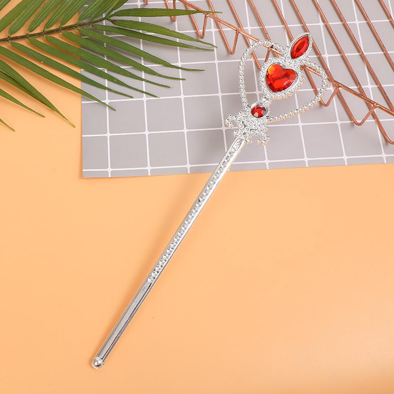 Children's Princess Costume: Gem Crown, Magic Wand, Headdress, and Fairy Headband Set