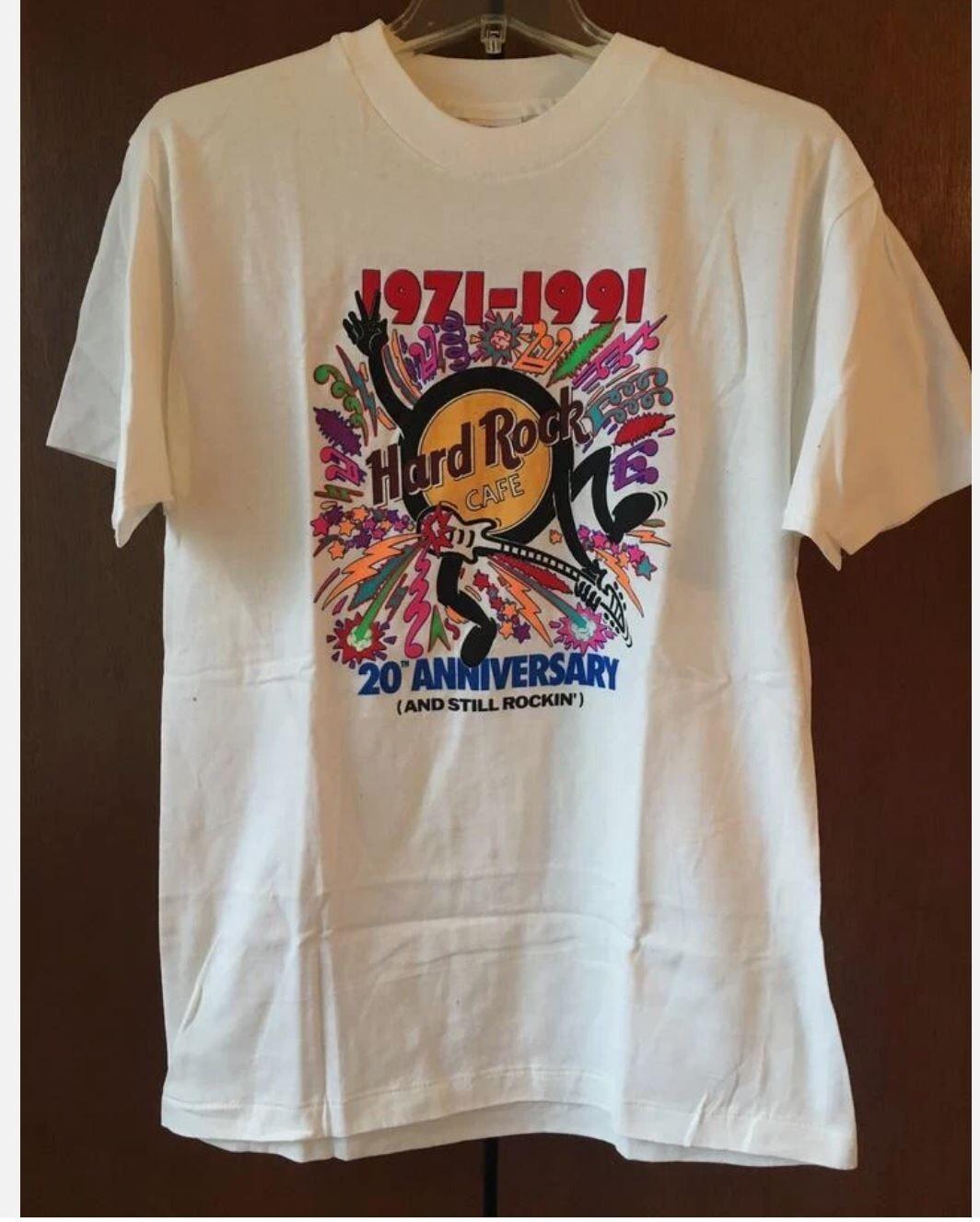 

Футболка Hard Rock Cafe к 20-летию Полный размер S-4XL 3XL