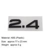 3D Premium 2.4 2.8 3.2 3.6 4.2 4.6 Logo Sticker Tail Bumper Badge Auto Rear Trunk Emblem Accessories