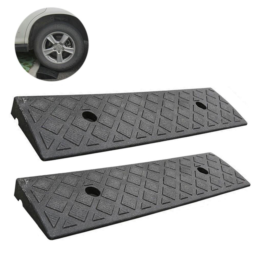 Non-Slip Ramp Plastic Kerb Ramp Grid Structure High Traction Design