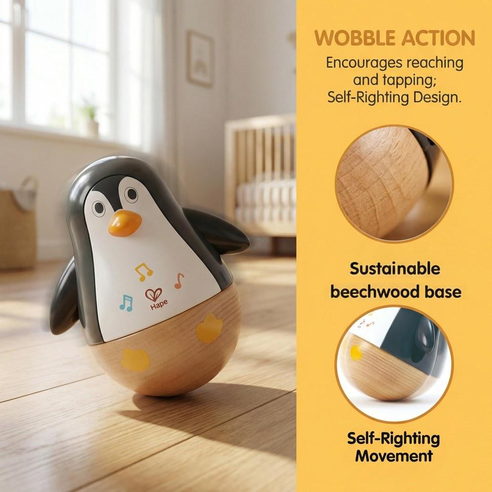 Hape Yura Yura Parent and Child Penguin Set E0136