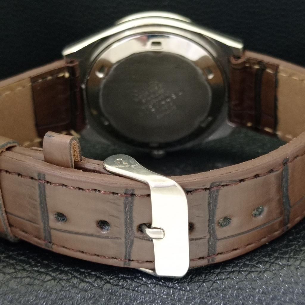 Citizen AUTOMATIC 8200 VINTAGE JAPAN MENS BROWN COLOR DIAL WATCH A500278-2 R151b-a500278