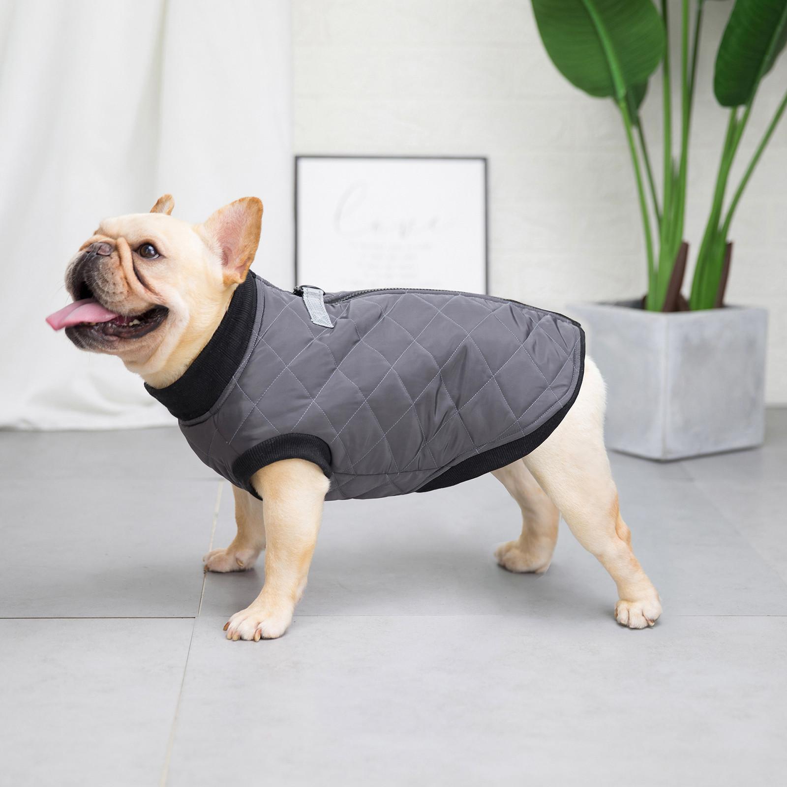 

Winter Warm Padded Dog Clothes Pet Coats Vest Jacket For Dogs S