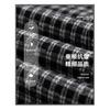 Black and Gray Plaid Pants Children's New Autumn High Waist Drape Loose Casual Small Woolen Wide-leg Pants