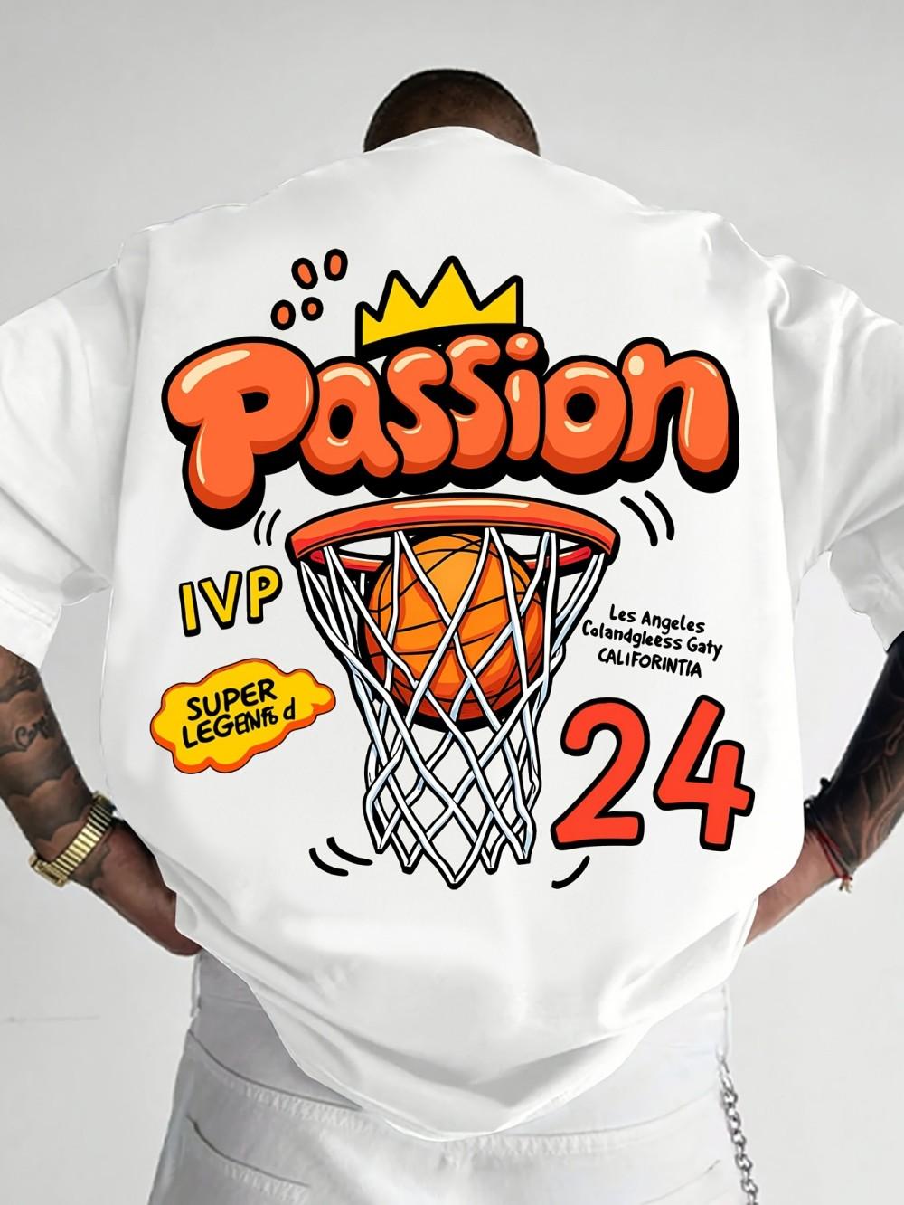 

New American Summer Men s 24 Size Printed Micro Elastic Breathable Round Neck T-shirt Outdoor Street Fashion Top 4XL