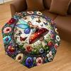 1PC fairy stained glassAutomatic Open/Close Umbrella with Windproof, 8-Rib Sturdy Canopy, Durable Ribs, Fashionable Design, Outdoor Accessory, Fun Pri