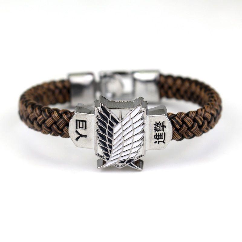 

Anime Attack on Titan Bracelet Trend Personality Bracelet Men s and Women s Bracelet Hip Hop Style Unisex Party Accessories