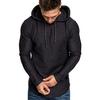 Fall And Winter Fashion Splicing Men's Casual Sweater Jacket Hooded Sweater