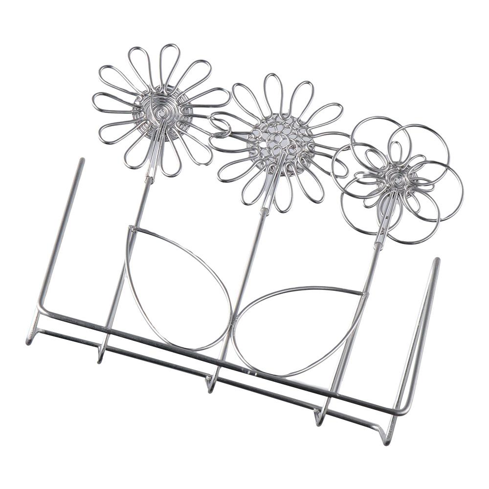 Convenient Metal Professional Desk Card Holder Desk Organizer Office Supply Business Card Holder