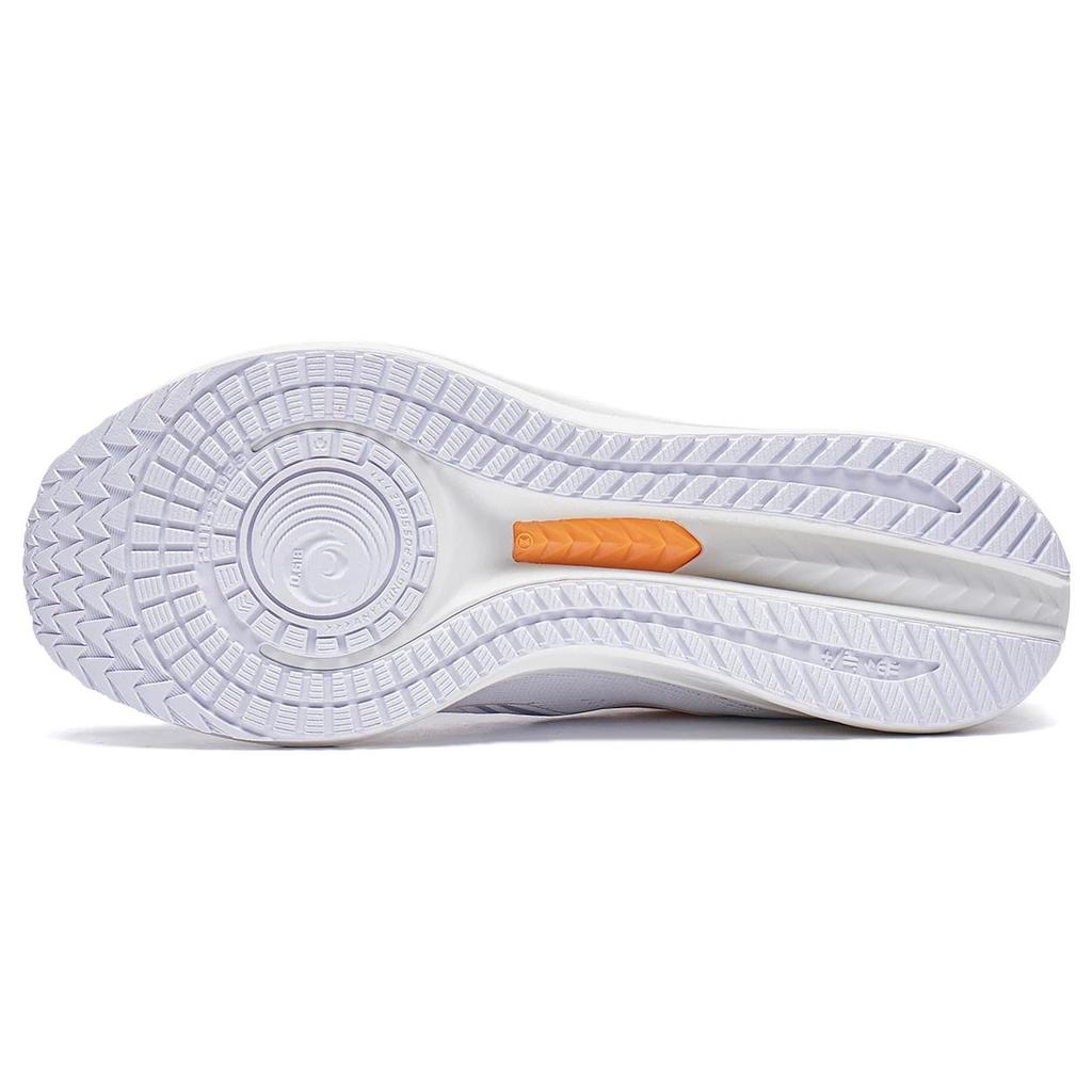 New LiNing Red Hare 6 Cushioning Wear Resistant Low Top Running Shoes Women's White Orange ARMT016-17