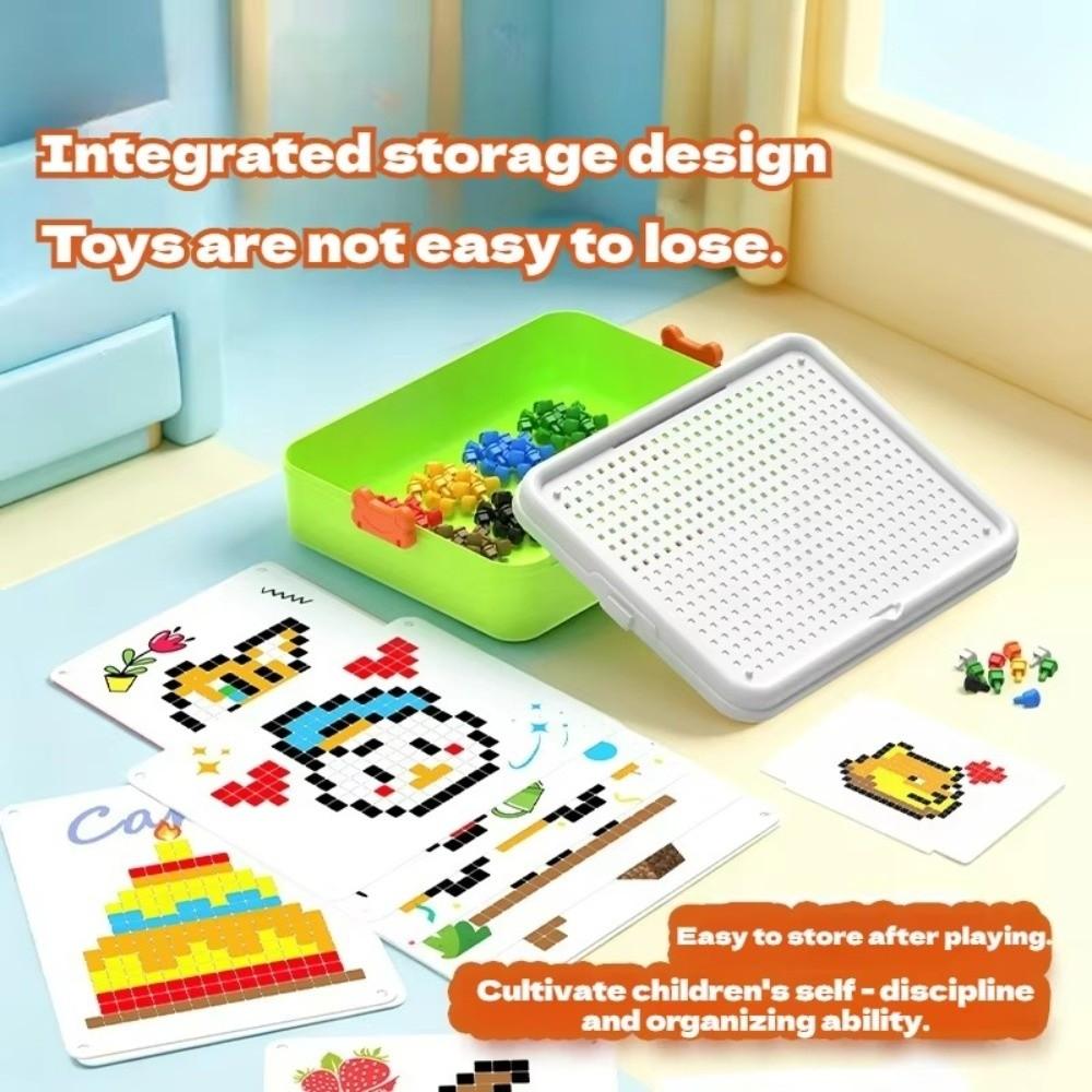 DIY Set Pilz-Steckpuzzle Spielzeug 3D Pilz-Nagel Puzzle Spielzeug 3D Puzzle Spielzeug Jungen Mädchen