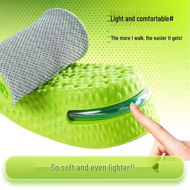 Air Cushion Height Boost Insoles: Shock-Absorbing, Comfortable, Invisible, Full-Length, Non-Collapsible, Odor-Proof, Unisex Model