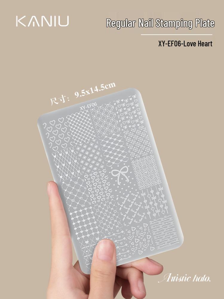 Płytki do zdobienia paznokci w stylu chińskim - Wzory motyli, koronki, kwiatowe i bambusowe