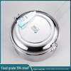 Ruhan 304 Stainless Steel Round 2-Layer Lunch Box