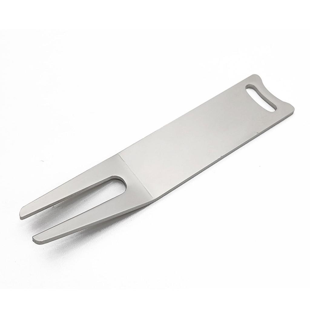 Cyiiifa Golf Fork (Silver) Green Fork Golf Zinc Alloy Sparkling