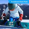 4 ks Podložky na snowboardový desku Vysoce kvalitní měkký gumový materiál Protiskluzové samolepky Nelze snadno zlomit deformovat Odolné Vynikající přizpůsobení