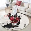 Bruno Fernandes pattern round rug,Carpet Rug for Living Room Bedroom Playroom ,Non-slip Floor Mat,Holiday Gifts and Birthday Gifts.