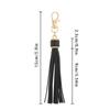 Leather Accessories For Bags Tassel Keychain Tassel Hanging Pendant KeyRing Ornaments Ring Holder