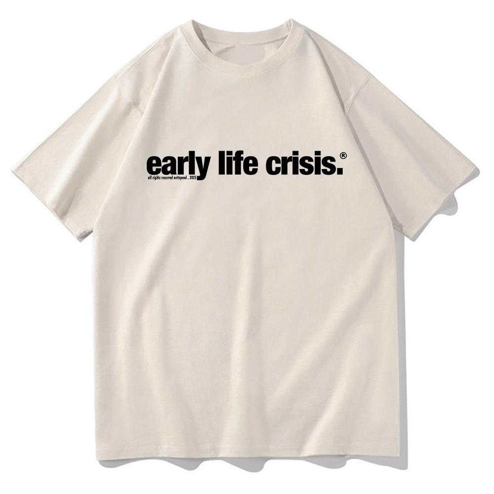 T-shirt Crisi della Giovinezza Netttspend 2026 Moda Abbigliamento Uomo e Donna Capo in Cotone Top Grafico T-shirt di Alta Qualità
