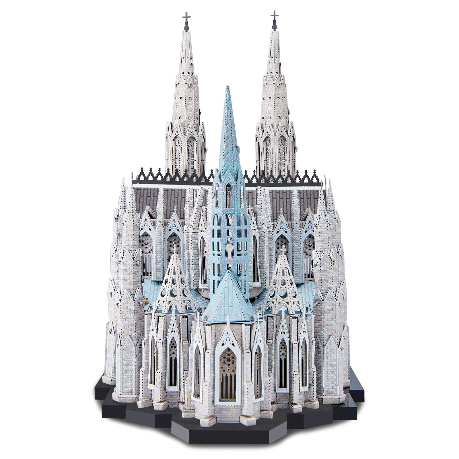 Образовательная игрушка Piececool St. Собор Святого Патрика Ручная работа Металл 3D Металлический пазл