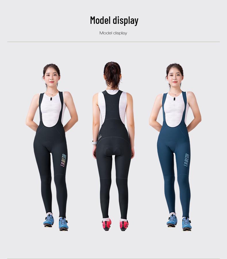 Pantaloni scurți cu bretele de ciclism profesional pentru femei Lampa da Lameda Primăvară/Vară