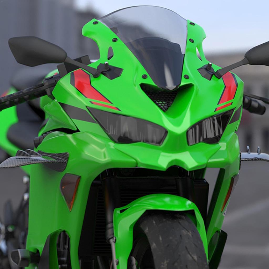Motorcycle Front Spoiler, Motorcycle Side Spoiler - Motorcycle Fairing Winglet Thick Aerodynamic Winglets Spoiler